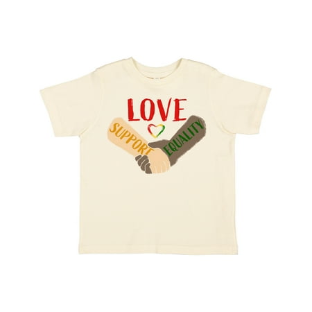 

Inktastic Love Support Equality Gift Toddler Boy or Toddler Girl T-Shirt