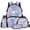 Axolotl Blue, variant on Baseball Drip Kids Bookbag with Lunch Box Pencil Pouch Water Bottle Sleeve 4Pcs Set for Elementary Primary Boys Girls Back to School Essentials Gifts Gifts