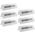 thumbnail image 4 of TEHAUX 6pcs Acrylic Reserved Table Tent Signs Desk Signs for Restaurants, 4 of 8