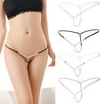 thumbnail image 1 of Women Pearl Lingerie G-string Panties T string Thongs Knickers, 1 of 9