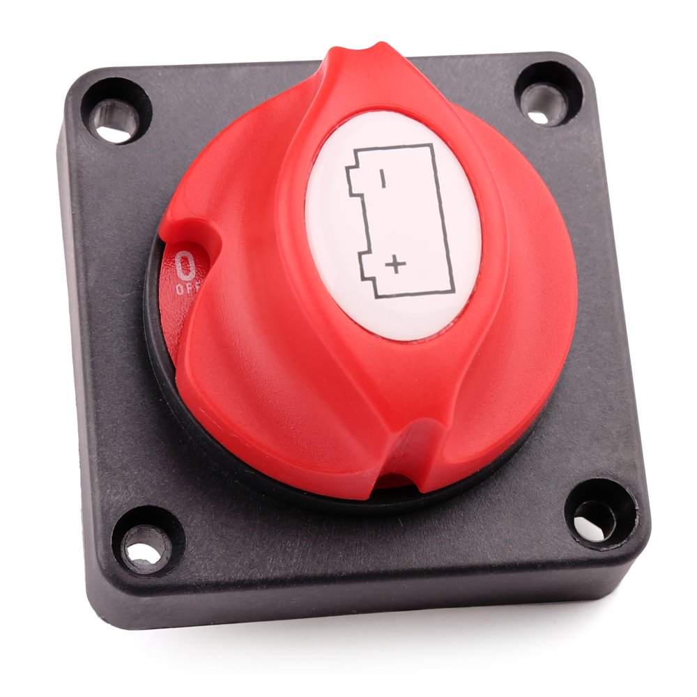 LotFancy Battery Disconnect Switch, 12V 24V 48V Battery Kill Master