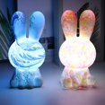 thumbnail image 3 of Bunny Night Lamp Silicone Led Touch Night Light For Kids Room Nursery Home Decor Gift, 3 of 12