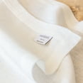 thumbnail image 6 of over&back 100%-Linen Woven Tablecloth - Colorful Dining Room Table Cover - Mitered Corner Hems - Machine Washable - Kitchen and Home Decor - Ivory - 70x90, 6 of 9