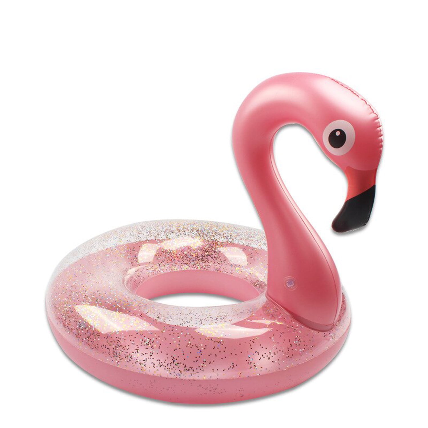 Details about   Inflatable Pool Float heavy duty handles Pink Flamingo bird ride 
