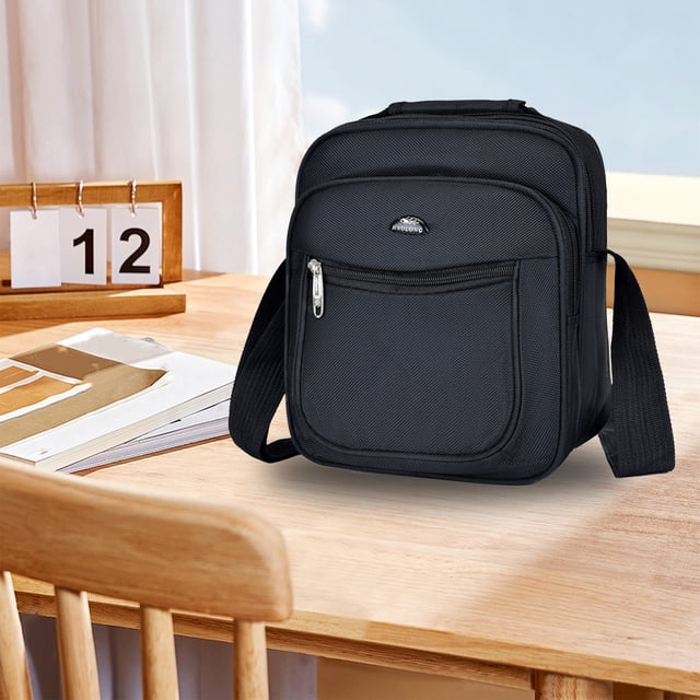 Oferta por Tiempo Limitado, El nuevo bolso de hombro informal de lona para hombre, estilo vertical, maletín de negocios, mochila de hombro de moda para salir. Akmoler