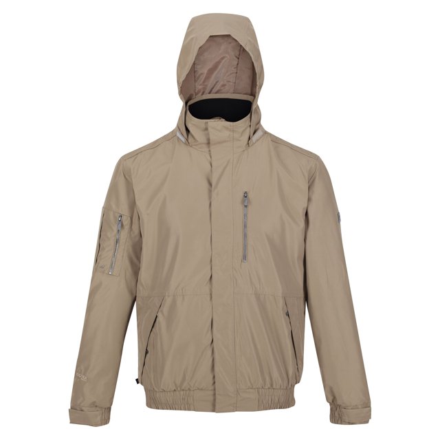 Regatta - Chaqueta Bomber Feelding Lineal para Hombre (Arena Dorada) Regatta UTRG7702_goldsand