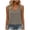 Gray -CU21, variant on Bohemian Linen Tank Top for Women Loose Fit Crew Neck Sleeveless Shirts Strap Lace Camisole Summer Tops Curved Hem Purple 2XL