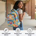 thumbnail image 4 of Aplkyhs Cute Capybara School Backpack Set of 4 with Lunch Bag Pen Bag Set Bottle Sleeve for Girls Boys Multifunctional Pencil Case Suitable for Elementary Middle School High, 4 of 7