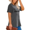 thumbnail image 2 of XCHQRTI Pumpkin Plus Size Women Tshirt Its Fall Yall Thanksgiving Short Sleeve Graphic Tees, 2 of 8