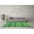 thumbnail image 3 of Ahgly Company Indoor Rectangle Abstract Emerald Green Modern Area Rugs, 8' x 10', 3 of 4