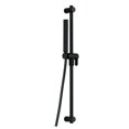thumbnail image 3 of akuaplus® 1-Spray Matte Black Round Shower Head with Adjustable Post, 3 of 7