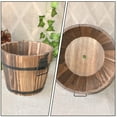 thumbnail image 4 of Shisuyan Wooden Barrel Brown 3Pcs 4.7x3.5x3.9In, 4 of 8