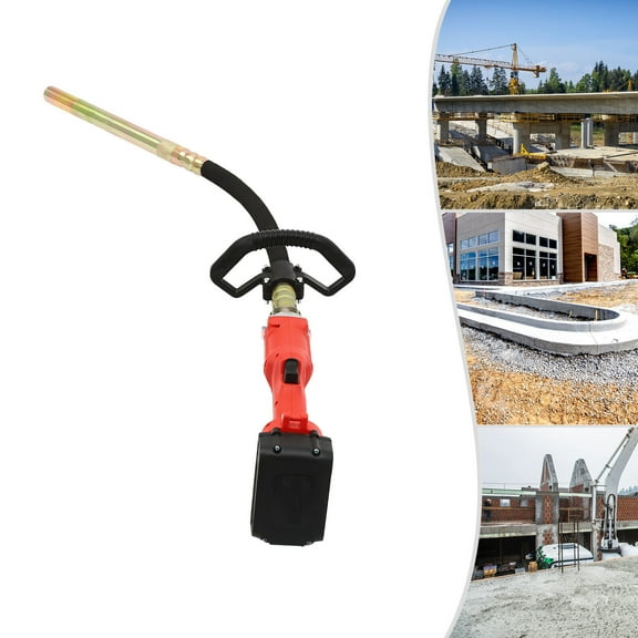 Cordless Handheld Concrete Vibrator, Cement Vibrating Tool,  Air Bubbles Remover