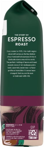 Starbucks Espresso Dark Roast Whole Bean Coffee 18 oz - Pack of 2