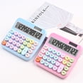 thumbnail image 4 of Calculadora solar real de 12 bits de dopamina, computadora especial de oficina de aspecto alto, contabilidad especial, 4 of 6
