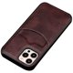 thumbnail image 1 of KAIYANG Para iPhone 13 Pro 6.1 pulgadas Funda para teléfono Estilo empresarial Ranura para tarjetas Carcasa para teléfono - Estilo café claro A iPhone 13 Pro 6.1 pulgadas Vino tinto, 1 of 5