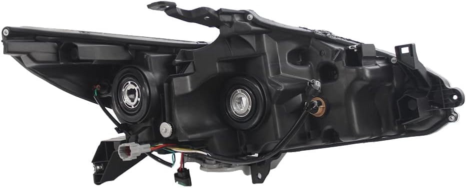Halogen Headlight Headlamp w/Chrome Housing Black Beze Compatible with 2016 2017 2018 Nissan Altima NI2502247 260609HS0A Left Driver Side LH