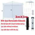 thumbnail image 2 of Dayplus 10 x 10ft Pop up Tent Canopy Tent with 4 Sidewalls, Backyard Tent Outdoor Party Tent Event Tent Wedding Tents, 2 of 4