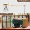 thumbnail image 4 of axGear Réveil Numérique en Bois à DEL Haut-Parleur Bluetooth avec Chargeur Sans Fil Rapide 10 W, 4 of 6