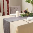 thumbnail image 5 of Efavormart 12" x 107" Charcoal Grey Premium Velvet Table Runner For Wedding Party Decor, 5 of 11