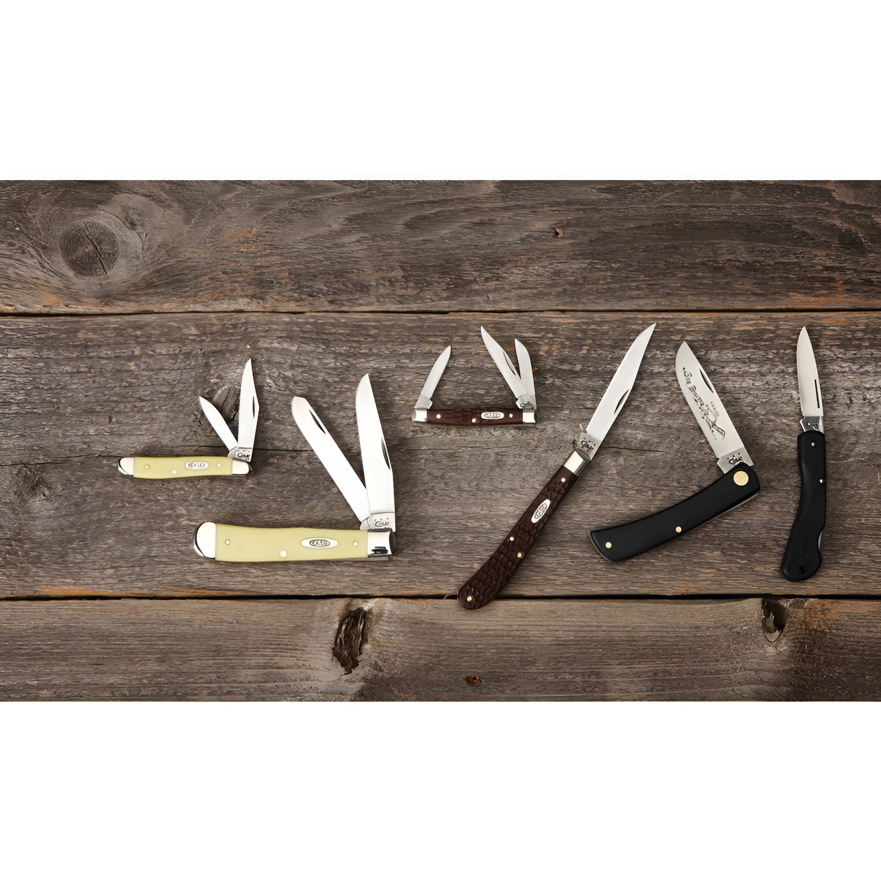小物 NEW. DAMAGE DONE CHUMLEY'S YELLOW CLEAR Case Yellow Synthetic CS Trapper 00161 Pocket Knife with
