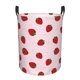 thumbnail image 1 of Fotbe Strawberry Cesto de Ropa con Asas, Cesto Impermeable de Gran Capacidad, Bolsa de Lavado para Dormitorio, Cesto de Ropa con Ruedas y Asas-Medium, 1 of 6
