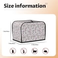 thumbnail image 5 of Vsdgher Orchids Flowers 2 Slice Toaster Cover, Appliance Covers Toaster Cover Fits for Most Standard 2 slice Toasters, 5 of 7