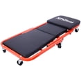 thumbnail image 6 of Red 36" Z Creeper Seat with 300 lbs Capacity, 6 Wheels, Convertible Stool for Garage, 6 of 9
