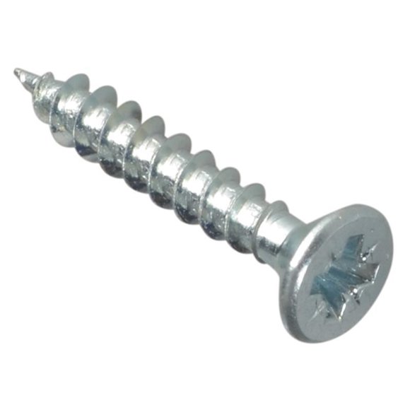 ForgeFix - Multi-Purpose Pozi Compatible Screw CSK ST ZP 4 x 25mm Box 200
