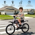 thumbnail image 4 of 20 inch Kids Bike for Girls, Akaber Bicycles for Kids Ages 7-12 with Kickstand, Sound Maker, Bottle Design, Dashboard, Easy Assembly, 4 of 8