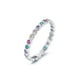 thumbnail image 1 of Anillo de mujer Sonducket Acero inoxidable Chapado en plata Tipo 1 Talla 5, 1 of 6