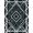 Grey Black White, Pattern 16, variant on ODIKA 8'x10' Washable Area Rug Durable, Non-Slip Geometric Tonal Gradient Angular Motif Balanced Livingroom Grey for Living Room, Under Sectional, Family