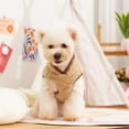 thumbnail image 5 of New Dog Winter Clothes, Double-Sided Plush High-Neck Coat with Leash Hole, Warm & Cute Small Dog Jacket for Cold Weather, 5 of 11