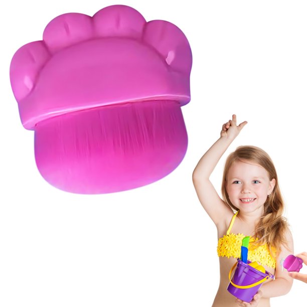 Brochas de maquillaje, aplicador de protector solar, brocha con forma de patita, aplicador de loción solar, set de brochas para niños, rodillo aplicador de protector solar, brocha cosmética