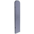 6 ft. Classic Arch Velvet Room Divider Lilac 3 Panel