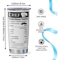 thumbnail image 5 of Chef Gifts Tumbler 20oz, Chef Gifts for Men Women, Birthday Gifts for Chefs, Gifts for Cooking Lovers, Best Chef Gift, Culinary Gifts Ideas, Gifts for Cooks, Christmas Gift for Chef Mug 1PC, 5 of 7