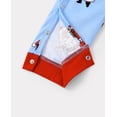 thumbnail image 4 of PatPat Christmas Pajamas Family Matching One Piece Long Sleeve Cute Santa Prints Infant Romer Holiday Sleepwear with Socks, Blue, 9-12M, 4 of 7