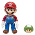 thumbnail image 4 of Super Mario 4 Inch Figure - Mario with 1 Up Mushroom, 4 of 6