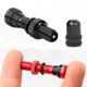 thumbnail image 2 of 1/2pcs 40/60MM Brass or Alloy Stem Bicycle F/V Presta Tubeless Tire Valve Road Bike MTB Nipple W/Tool Alloy Valve Cap, 2 of 5