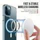thumbnail image 4 of Luxury Plating Clear Magnetic For Wireless Charge Case For IPhone 14 13 12 11 Pro Max X XR XS 8 7 Plus Soft Silicone Cover, 4 of 5