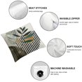 thumbnail image 4 of Acheng Boho Pillow Covers Set of 2 Green Gold Throw Pillow Covers Outdoor Decorations Mid Century Bohemian Style Tropical Leaves Pillowcase Farmhouse Decorative Cushion Case for Home Couch White, 4 of 6
