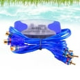 thumbnail image 3 of MesaSe 4 Channel RCA Ground Loop Isolator Line Sound Eliminator Remove Noise Filter Line Noise Eliminator 50W (Blue), 3 of 5