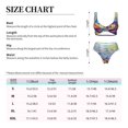 thumbnail image 6 of Wukai Spring Flower Seasonal Women's Bikini Set Two Piece,wimsuit High Waisted V Neck Twist Front Adjustable Spaghetti Straps Bathing Suit-XX-Large, 6 of 7