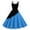 Sky Blue, variant on Plus Size Dresses for Women Summer Casual Crew Neck Back Zip Floral Print Dress A Line Casual Womens Dress Hot Pink L