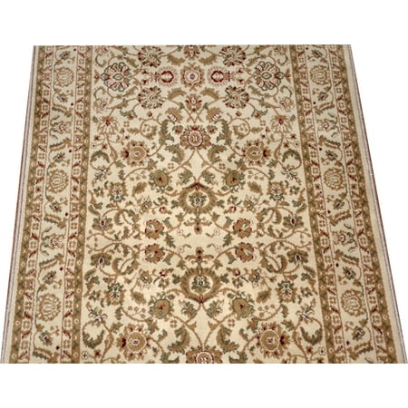 Dean Bergama Ivory Carpet Rug Hallway Stair Runner - Purchase by the Linear