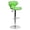 Green, variant on Flash Furniture Devin Contemporary Cozy Mid-Back Black Vinyl Adjustable Height Barstool with Chrome Base