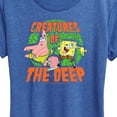 thumbnail image 3 of SpongeBob SquarePants - Creatures Of The Deep - Women's Short Sleeve Graphic T-Shirt, 3 of 6