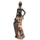 thumbnail image 2 of Estatua De Mujer Africana, Esculturas De Mano, Figuras Africanas Para Decoración Del Hogar, Piezas De Arte Exótico, Escultura Africana De Resina Para Decoración De Sala De Estar, 2 of 7