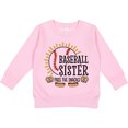 thumbnail image 2 of Inktastic Baseball Sister Pass the Snacks Toddler Sweatshirt, 2 of 4