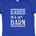 thumbnail image 4 of Inktastic Raised in a Barn in White Boys or Girls Baby Bodysuit, 4 of 5